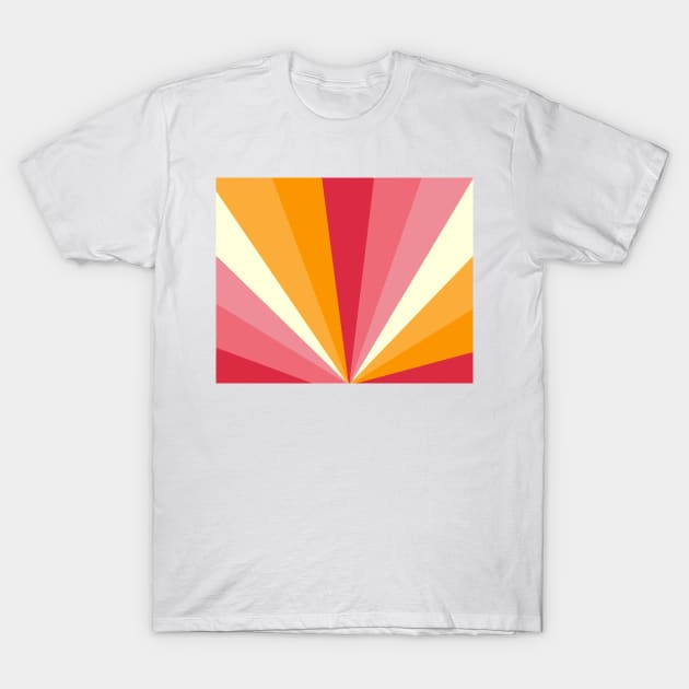 Retro 60's Sunrise T-Shirt by KathrinLegg